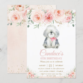Convites Cachorro Cachorro Cachorro Rosa-Rosa, Cachorro-Cac