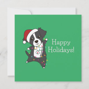 Convites Cachorro de Natal da Fronteira Cachorro de inverno