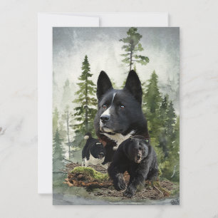 Convites Cachorro de Urso Karelian