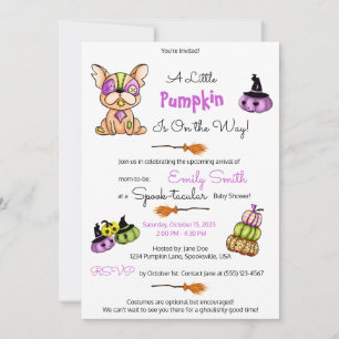 Convites Cachorro Fofinho Adorável, Chá de fraldas de Patch