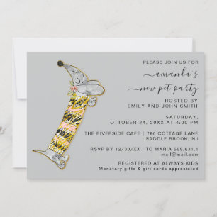 Convites Cachorro Fofo Doce Nova Festa de Pet Casa Festa Ci