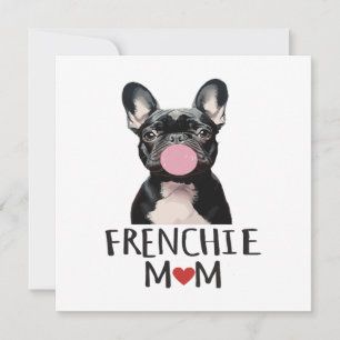 Convites Cachorro francês fofo