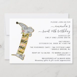 Convites Cachorro Gelado Doce 16º Festa de aniversário Fe