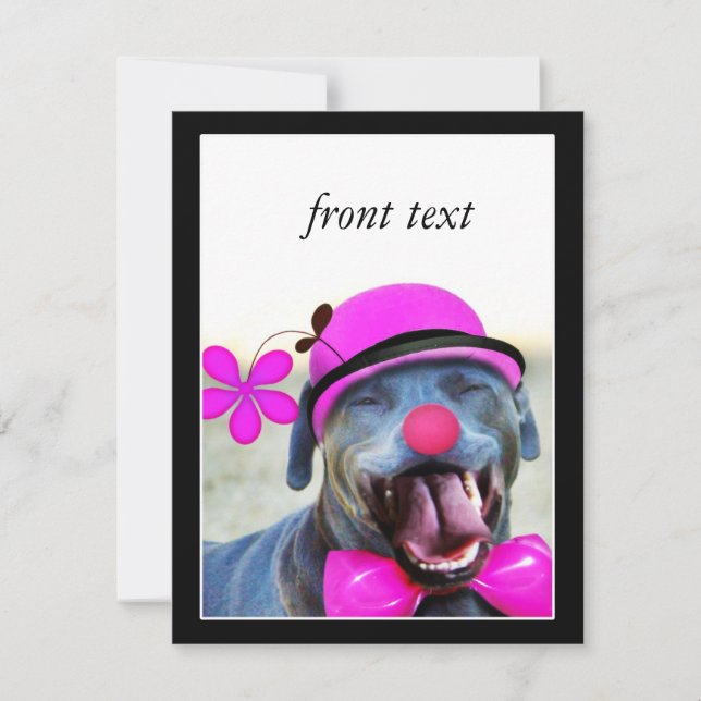 Convites Cachorro Rindo (Frente)