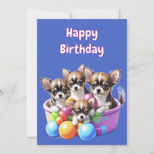 Convites Cachorros engraçados de Chihuahua