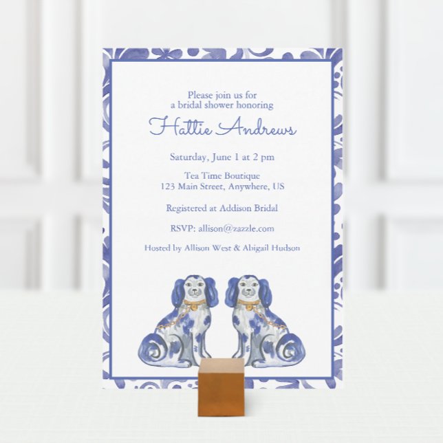 Convites Cães Staffordshire em Aquarela (Criador carregado)