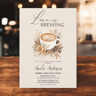 Convites Café Amor é Criar Chá de panela de Bô Chic