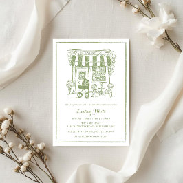 Convites Cafe Bebe Baby Brunch Invite | Baby Shower