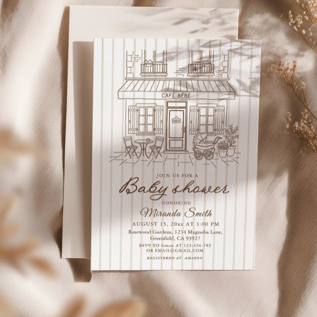 Convites Cafe Bebe Baby Shower  (Criador carregado)