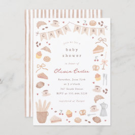 Convites Cafe Bebe Watercolor Baby Shower