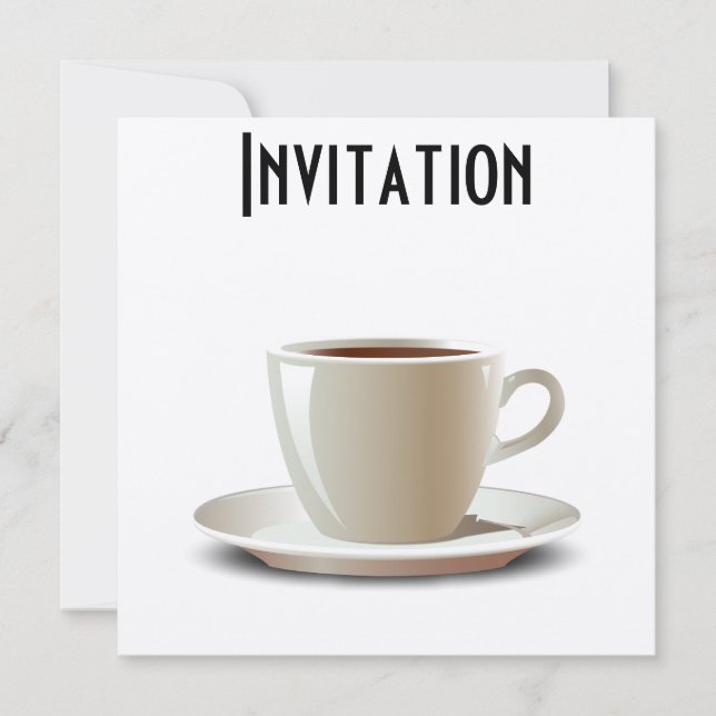 Convites Café Break! (Frente)