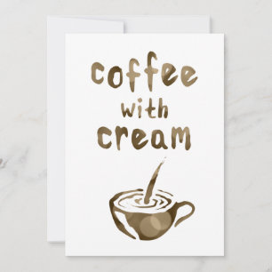 Convites café com creme