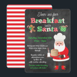 Convites Café Da Manhã Com Estilo De Chalkboard De Papais n<br><div class="desc">Este café da manhã divertido e festivo Com Papais noeis Estilo de Chalkboard O convite é perfeito para um café da manhã com evento temático de Papais noeis! Este design apresenta um fundo estilo 'chalkboard', letras coloridas brilhantes de Natal e um adorável Papai Noel segurando uma pilha de panquecas e...</div>