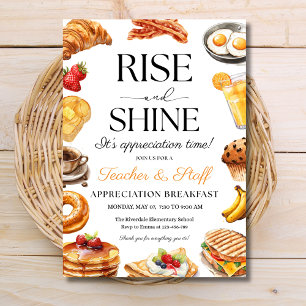 Convites Café da Manhã de Agradecimento aos Professores, Fe