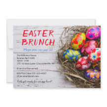 Café da Manhã de Páscoa Rústico com Ovos Pintados 