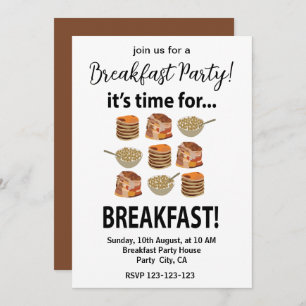 Convites Café Da Manhã É Hora Do Café Da Manhã