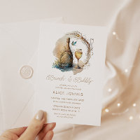 Café da Manhã Místico Elegante de Noiva em Aquarel