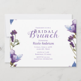 Convites Café da Manhã Nupcial Flores da Primavera Floral R