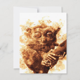 Convites Café Macaco Grande Olhos Art_633c3e6ae98b6de43e0a6
