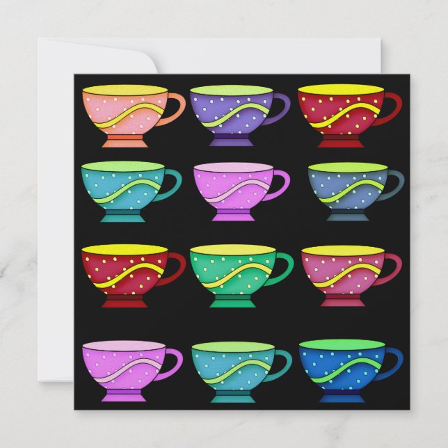 Convites Café ou chá? - SRF (Frente)