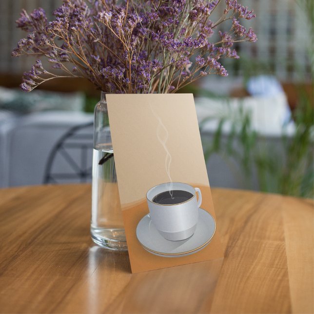 Convites Café quente vapor (Criador carregado)