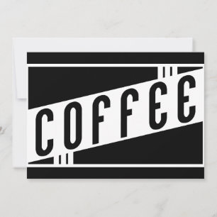 Convites café retro