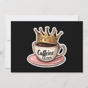 Convites Cafeine Queen - Coroa por Café
