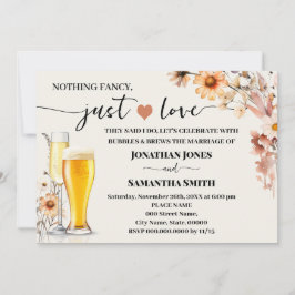 Convites Cair Flores Selvagens Nada Rico Apenas Ama Elopete