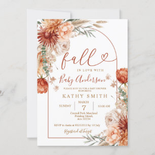 Convites Cair No Amor, Chá de fraldas De Arrasto Selvagem R