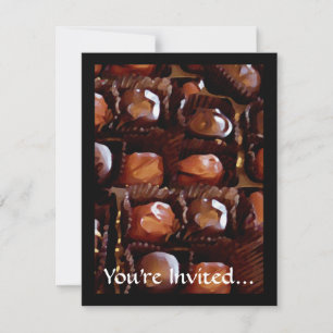 Convites Caixa de Chocolates, Tempting Chocolate Candy