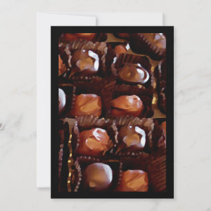 Convites Caixa de Chocolates, Tempting Chocolate Candy