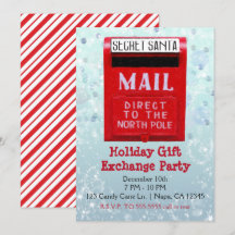 Caixa de Correio do Papai Noel Festa de Trocas de 