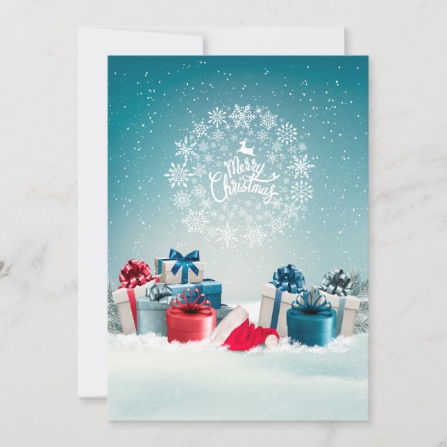 Convites Caixa de Natal (Frente)