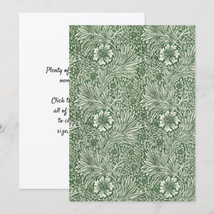 Convites Calêndula por William Morris, Flores de Jardim Ant