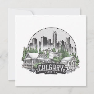 Convites Calgary City Canada USA