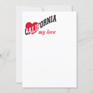 Convites Califórnia, meu amor