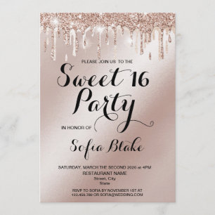 Convites Caligrafia de Folha de Ouro Trendy Lúxury Derruban