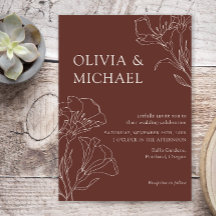 Caligrafia Elegante Casamento Minimalista Simples