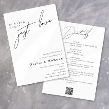 Caligrafia Elegante Detalhes do Código QR Moderno 