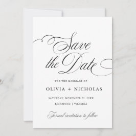 Convites Caligrafia Elegante Estilo Americano Manuscrito