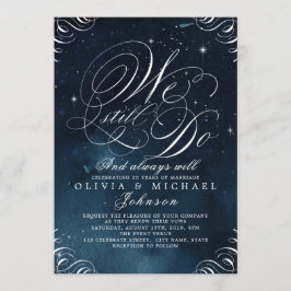 Convites Caligrafia elegante vintage do Glam Marinho AINDA 