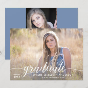 Convites Caligrafia formando   2 Graduação de Fotografias