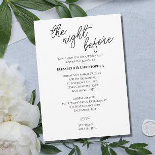 Convites Caligrafia Minimalista Ensaio de Casamento