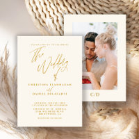 Caligrafia Minimalista Esboça O Casamento De