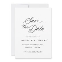 Caligrafia Moderna Elegante Negra