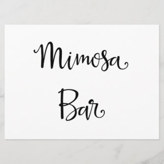 Convites Caligrafia Simples | Placa de casamento do Mimosa