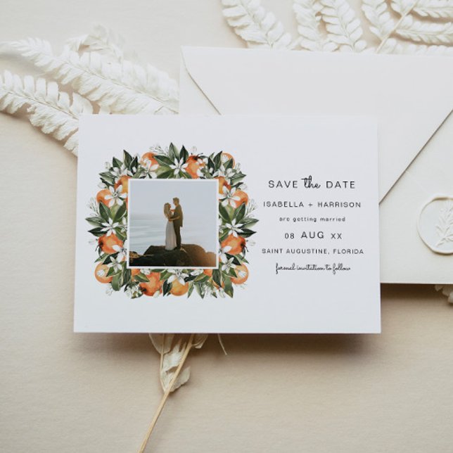 Convites Calliope - Molde Fotográfico de Laranjas Aquáticas (Criador carregado)