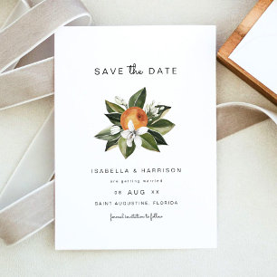 Convites Calliope - Watercolor Orange Blossoms (Blossomo La