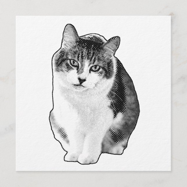 Convites Calm Dot Invite (Frente)