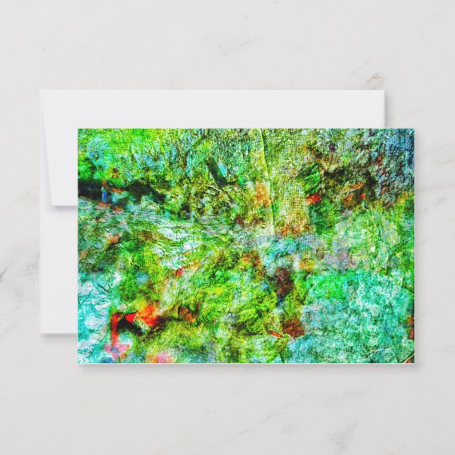 Convites Calming yellow abstract invitation,Yellow abstract (Frente)